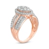 Thumbnail Image 2 of 1.45 CT. T.W. Composite Marquise Diamond Frame Ring in 10K Rose Gold