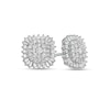 Thumbnail Image 0 of 1.00 CT. T.W. Composite Cushion-Shaped Diamond Frame Stud Earrings in 10K White Gold