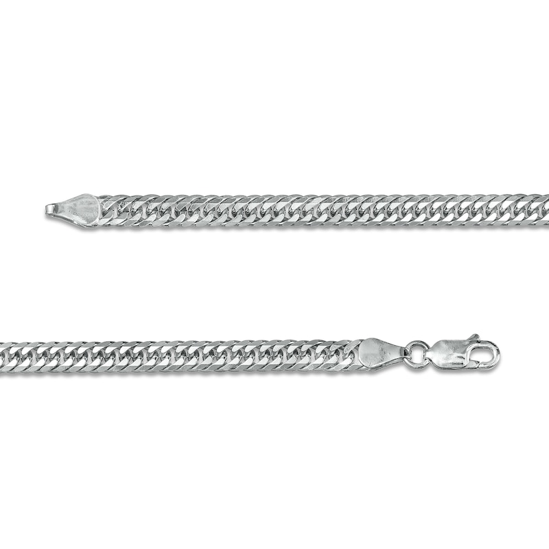 4.8mm Curb Chain Necklace and Bracelet Set in Solid Sterling Silver|Peoples Jewellers