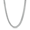 4.8mm Curb Chain Necklace and Bracelet Set in Solid Sterling Silver