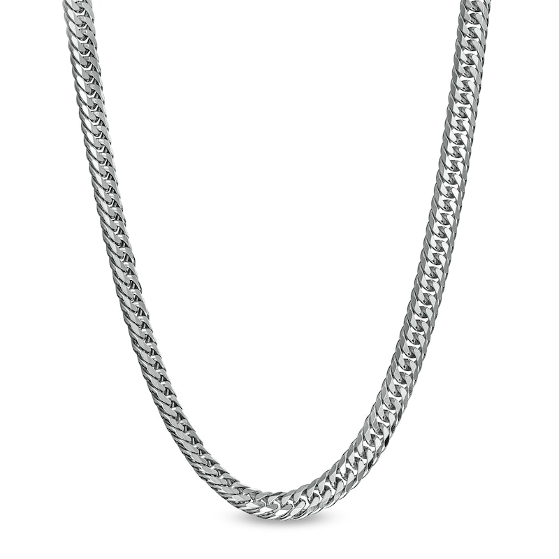 4.8mm Curb Chain Necklace and Bracelet Set in Solid Sterling Silver|Peoples Jewellers