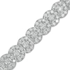 Thumbnail Image 0 of 10.00 CT. T.W. Diamond Circle Line Bracelet in 10K White Gold – 7.25"