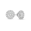 Thumbnail Image 0 of 0.80 CT. T.W. Diamond Frame Stud Earrings in 10K White Gold (K/I3)