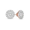 0.80 CT. T.W. Diamond Frame Stud Earrings in 10K Rose Gold (K/I3)