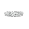 0.116 CT. T.W. Diamond Twist Anniversary Band in Sterling Silver