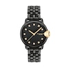 Ladies' Coach Arden Crystal Accent Two-Tone Watch with Black Dial (Model: 14503821)