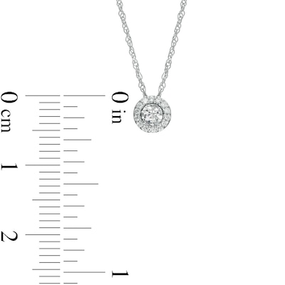 0.08 CT. T.W. Diamond Frame Pendant in Sterling Silver