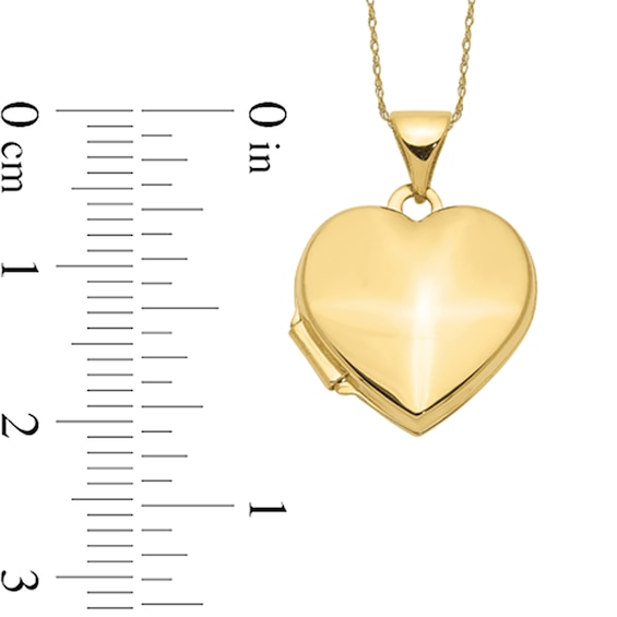 Heart Locket in 10K Gold