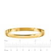 6.0mm Slip-On Bangle in Solid 14K Gold - 7.5"