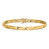 Thumbnail Image 0 of 5.0mm Twist Textured Flex Bangle in 14K Gold - 8"