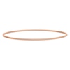 1.5mm Rope-Textured Slip-On Bangle in 14K Rose Gold - 8"