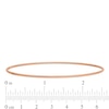 1.5mm Rope-Textured Slip-On Bangle in 14K Rose Gold - 8"