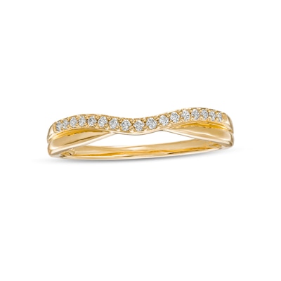 CT. T.W. Diamond Contour Anniversary Band in 14K Gold