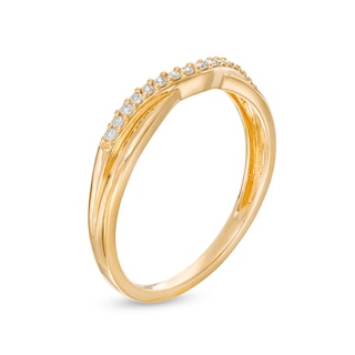 CT. T.W. Diamond Contour Anniversary Band in 14K Gold