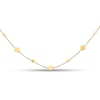 Thumbnail Image 0 of Large and Small Disc Alternating Station Necklace in 14K Gold