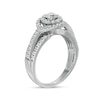 Thumbnail Image 2 of 1.00 CT. T.W. Certified Canadian Diamond Double Frame Split Shank Engagement Ring in 10K White Gold (I/I2)