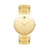 Men's Movado Sapphire™ Diamond Accent Gold-Tone PVD Watch with Gold-Tone Dial (Model: 0607588)