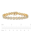 Thumbnail Image 4 of 2.01 CT. T.W. Diamond Swirl Bracelet in 10K Gold – 7.25&quot;