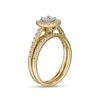 Thumbnail Image 2 of 1.00 CT. T.W. Diamond Cushion-Shaped Frame Bridal Set in 14K Gold