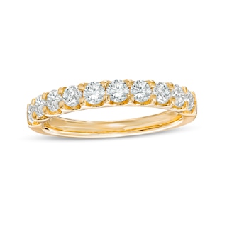 0.80 CT. T.W. Diamond Ten Stone Anniversary Band in 10K Gold