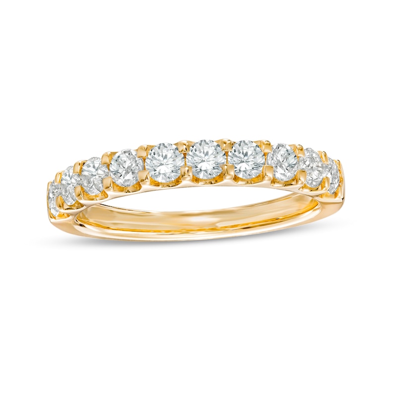 0.80 CT. T.W. Diamond Ten Stone Anniversary Band in 10K Gold|Peoples Jewellers