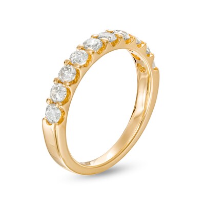 0.80 CT. T.W. Diamond Ten Stone Anniversary Band in 10K Gold