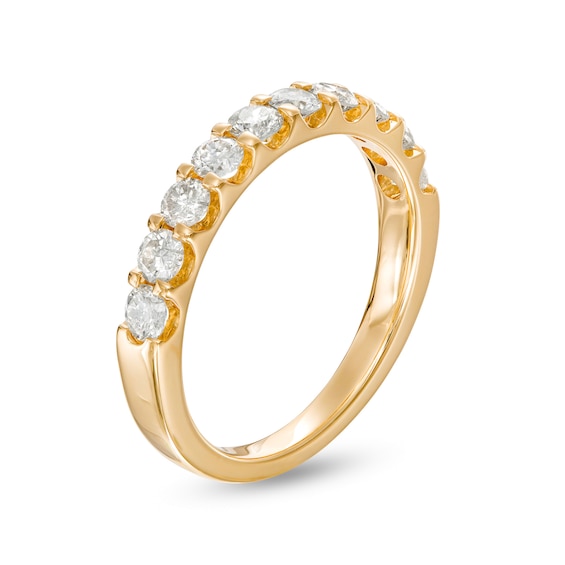 0.80 CT. T.W. Diamond Ten Stone Anniversary Band in 10K Gold