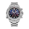 Men's Citizen Eco-Drive® Promaster Navihawk Chronograph Watch with Blue Dial (Model: AT8220-55L)