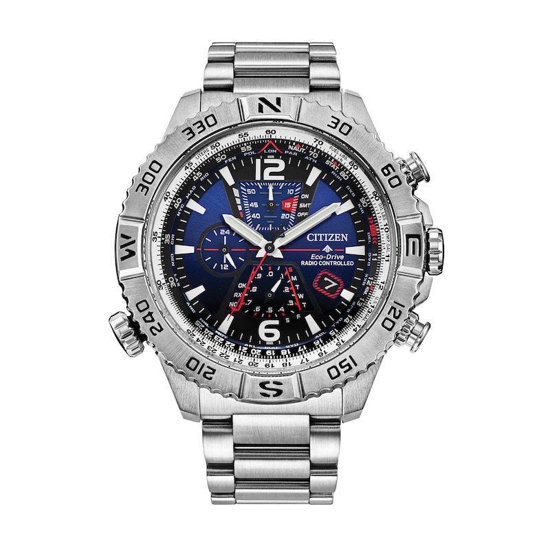 AT8220-55L) Promaster Men\'s with Chronograph Citizen Jewellers | Navihawk Dial Watch Eco-Drive® (Model: Peoples Blue