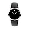 Thumbnail Image 0 of Ladies' Movado Museum Classic Strap Watch with Black Dial (Model: 0607583)