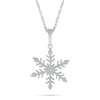 Thumbnail Image 0 of Snowflake Pendant in 10K White Gold