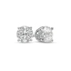 Thumbnail Image 0 of 1.20 CT. T.W. Diamond Solitaire Stud Earrings in 10K White Gold