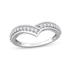 Thumbnail Image 1 of 0.31 CT. T.W. Diamond Bypass Contour Anniversary Band in 10K White Gold