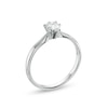 Thumbnail Image 3 of 0.37 CT. Certified Pear-Shaped Diamond Solitaire Engagement Ring in 14K White Gold (I/I1)