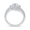 Thumbnail Image 2 of 1.45 CT. T.W. Diamond Three Stone Bypass Engagement Ring in 14K White Gold