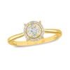 Thumbnail Image 1 of 0.21 CT. T.W. Composite Diamond Frame Ring in 14K Gold