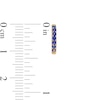 Thumbnail Image 2 of Blue Sapphire Huggie Hoop Earrings in 10K Gold