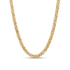 Thumbnail Image 0 of 3.0mm Diamond-Cut Spiga Chain Necklace in Hollow 14K Gold - 22"