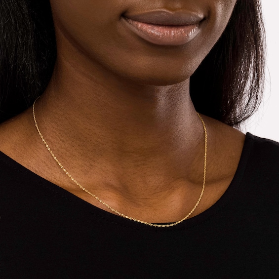 1.15mm Perfectina Chain Necklace in Solid 14K Gold - 18"