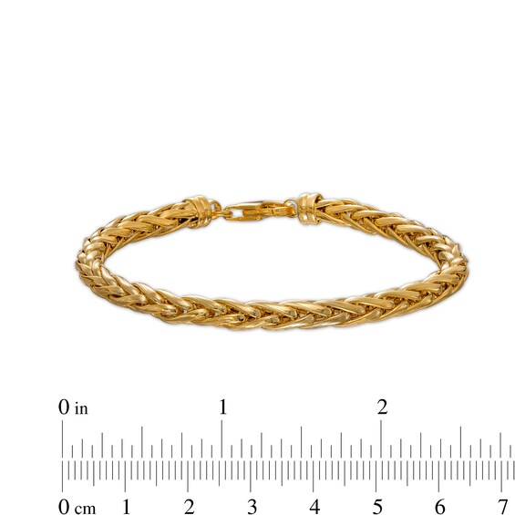 4.5mm Spiga Chain Bracelet in Hollow 14K Gold - 7.5"