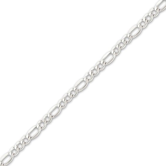 Men's 5.8mm Figaro Chain Necklace in Hollow 14K Gold