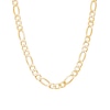 Men's 7.2mm Figaro Chain Necklace in Hollow 14K Gold