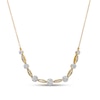 Thumbnail Image 0 of 1.00 CT. T.W. Diamond Alternating Necklace in 10K Gold