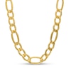 Thumbnail Image 0 of Men's 5.8mm Figaro Chain Necklace in Hollow 14K Gold - 22"