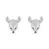 Thumbnail Image 1 of Disney Treasures Bambi 0.115 CT. T.W. Diamond Stud Earrings in Sterling Silver