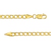 Child's 3.2mm Curb Chain Bracelet in Hollow 14K Gold – 6"