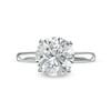 Thumbnail Image 3 of 3.00 CT. Certified Diamond Solitaire Engagement Ring in 14K White Gold (I/I2)