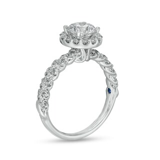 Vera Wang Love Collection 1.69 CT. T.W. Certified Lab-Created Diamond Frame Engagement Ring in 14K White Gold