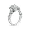 Thumbnail Image 2 of TRUE Lab-Created Diamonds by Vera Wang Love 1.95 CT. T.W. Double Frame Engagement Ring in 14K White Gold