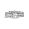 Thumbnail Image 3 of 0.58 CT. T.W. Diamond Contour Tiara Three Piece Bridal Set in 10K White Gold (J/I3)